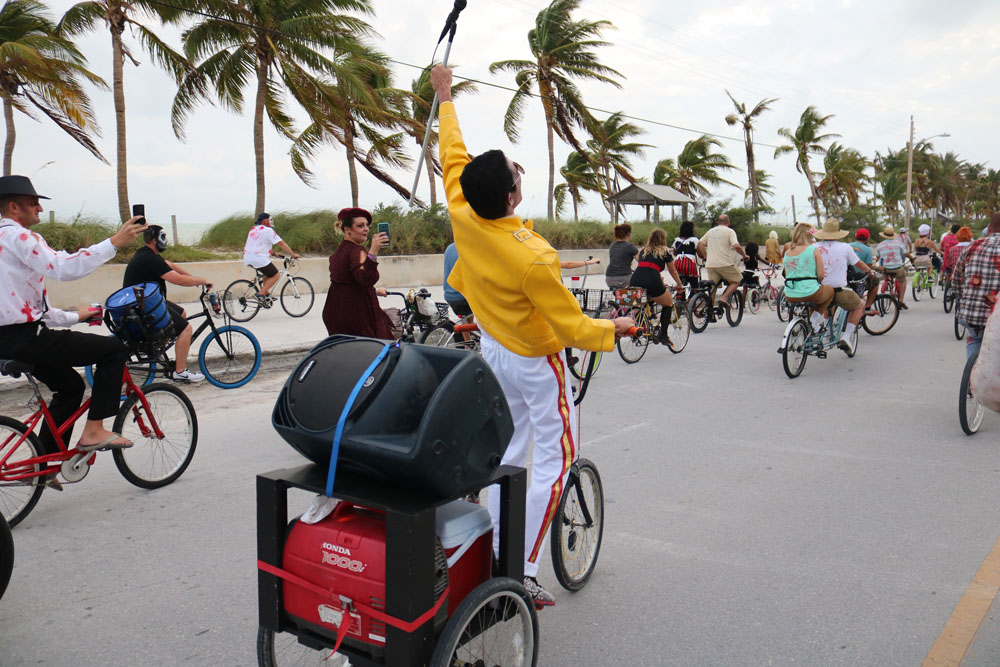 Zombie Bike Ride 2017 photo - Duval Street, Key West